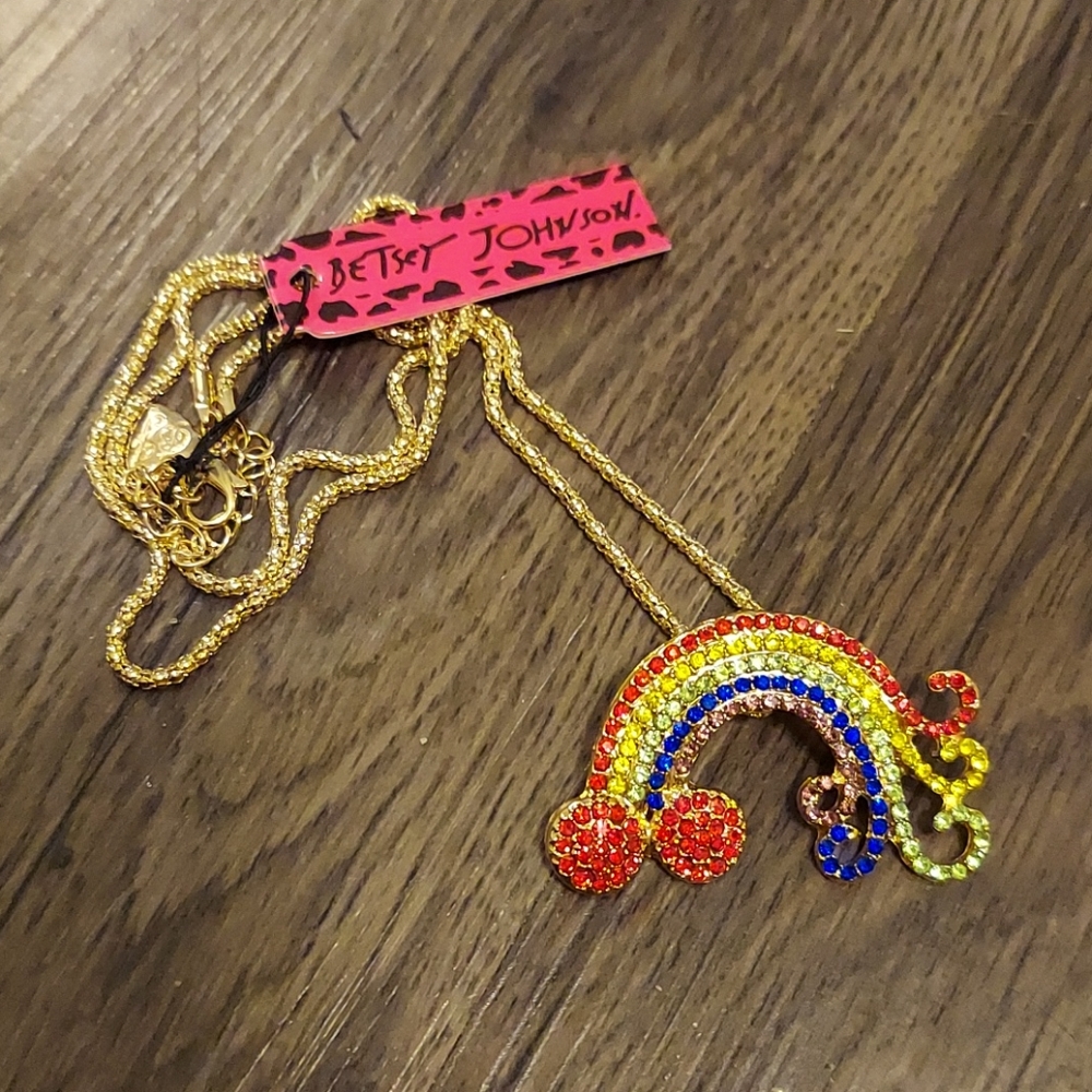 Cherry Rainbow Necklace